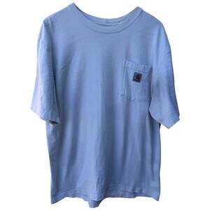 Carhartt Pocket T Shirt Mens Large White Original Fit Workwear